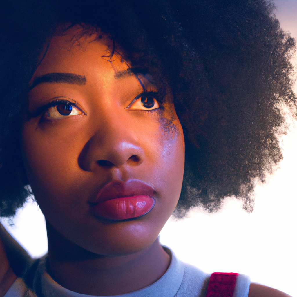 Amélie — photographe portrait, Martinique, lumière naturelle, fond neutre